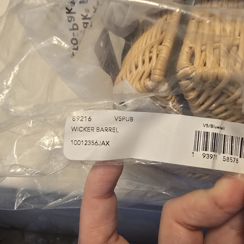 Coach Barrel Bamboo Woven Bag - Picture 9 of 9
